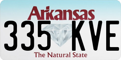 AR license plate 335KVE