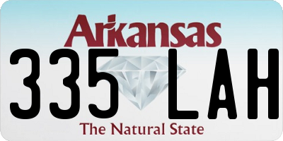 AR license plate 335LAH