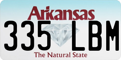 AR license plate 335LBM