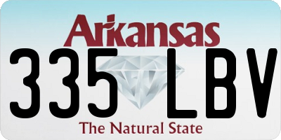 AR license plate 335LBV