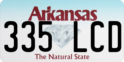 AR license plate 335LCD