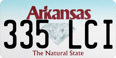 AR license plate 335LCI