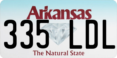 AR license plate 335LDL