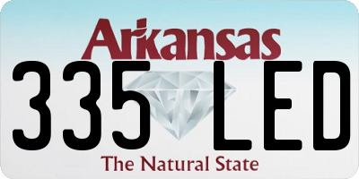 AR license plate 335LED