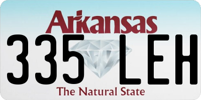 AR license plate 335LEH