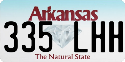 AR license plate 335LHH