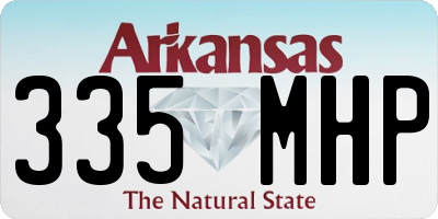 AR license plate 335MHP