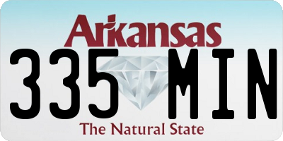 AR license plate 335MIN