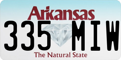 AR license plate 335MIW