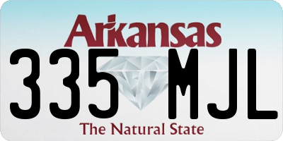 AR license plate 335MJL