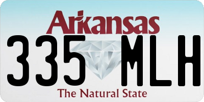 AR license plate 335MLH