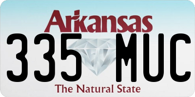 AR license plate 335MUC