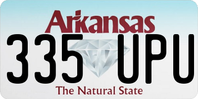 AR license plate 335UPU