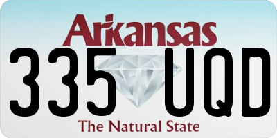 AR license plate 335UQD