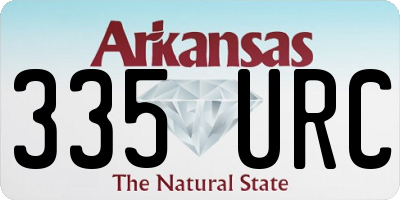 AR license plate 335URC