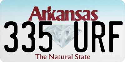 AR license plate 335URF