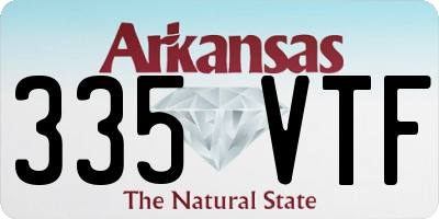 AR license plate 335VTF