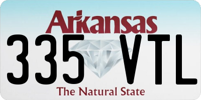 AR license plate 335VTL