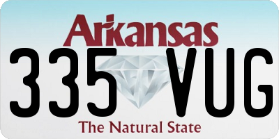 AR license plate 335VUG