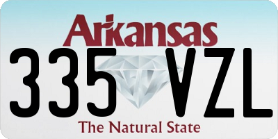 AR license plate 335VZL