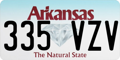 AR license plate 335VZV