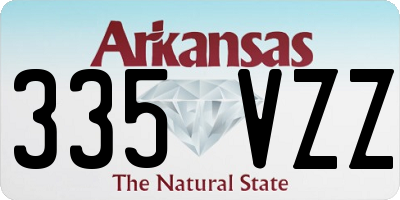AR license plate 335VZZ