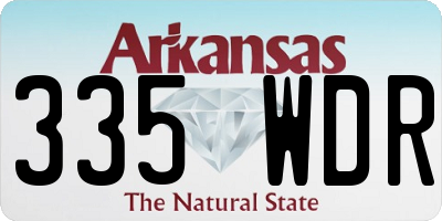 AR license plate 335WDR