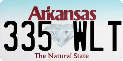 AR license plate 335WLT