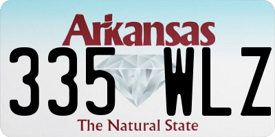 AR license plate 335WLZ