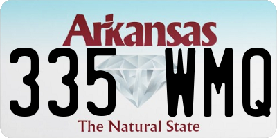 AR license plate 335WMQ