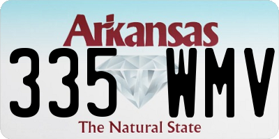 AR license plate 335WMV