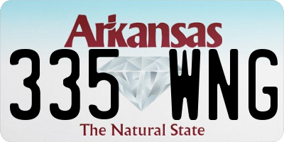 AR license plate 335WNG
