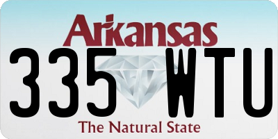 AR license plate 335WTU