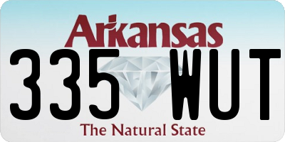 AR license plate 335WUT