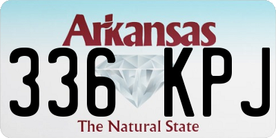 AR license plate 336KPJ