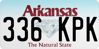 AR license plate 336KPK