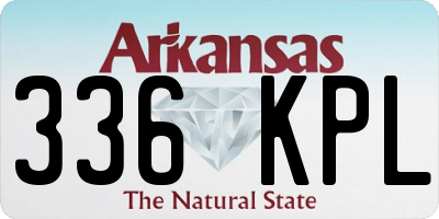 AR license plate 336KPL