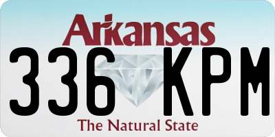 AR license plate 336KPM