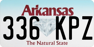AR license plate 336KPZ