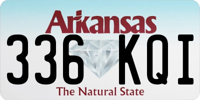AR license plate 336KQI