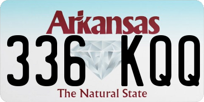 AR license plate 336KQQ