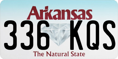 AR license plate 336KQS