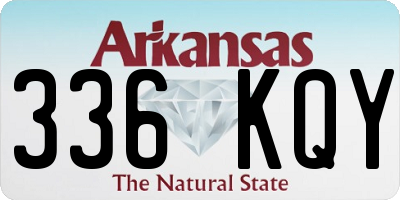 AR license plate 336KQY
