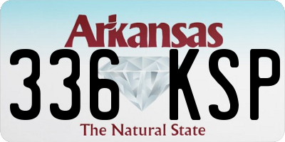 AR license plate 336KSP