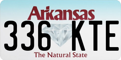 AR license plate 336KTE