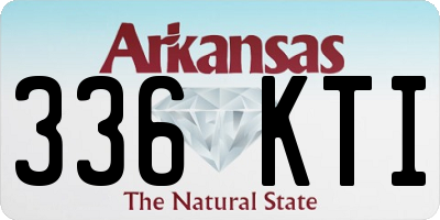 AR license plate 336KTI