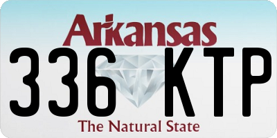 AR license plate 336KTP