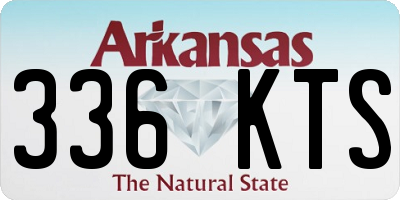 AR license plate 336KTS