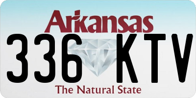 AR license plate 336KTV