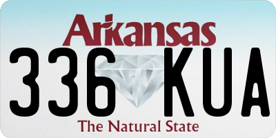 AR license plate 336KUA